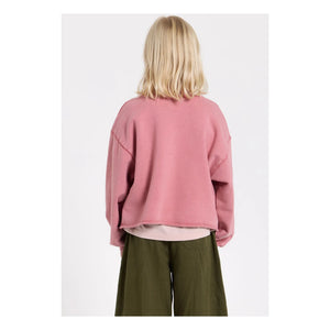 Hundred Pieces - Belmont organik pamuklu sweatshirt | Pembe