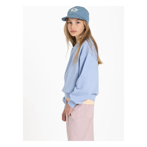 Smallable Kid - Maia organik pamuklu sweatshirt | Soluk mavi