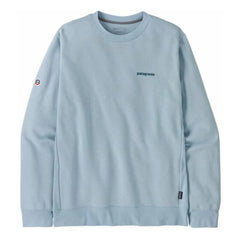 Patagonia - Fitz Roy Icon Uprisal Crew Sweatshirt Geri Dönüştürülmüş lif | Açık mavi