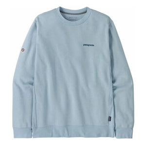 Patagonia - Fitz Roy Icon Uprisal Crew Sweatshirt Geri Dönüştürülmüş lif | Açık mavi