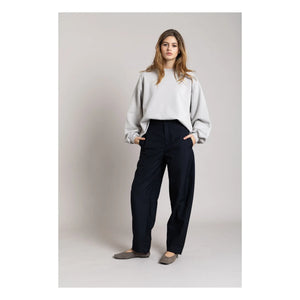 Smallable Woman - Bria organik pamuklu sweatshirt | İnci grisi