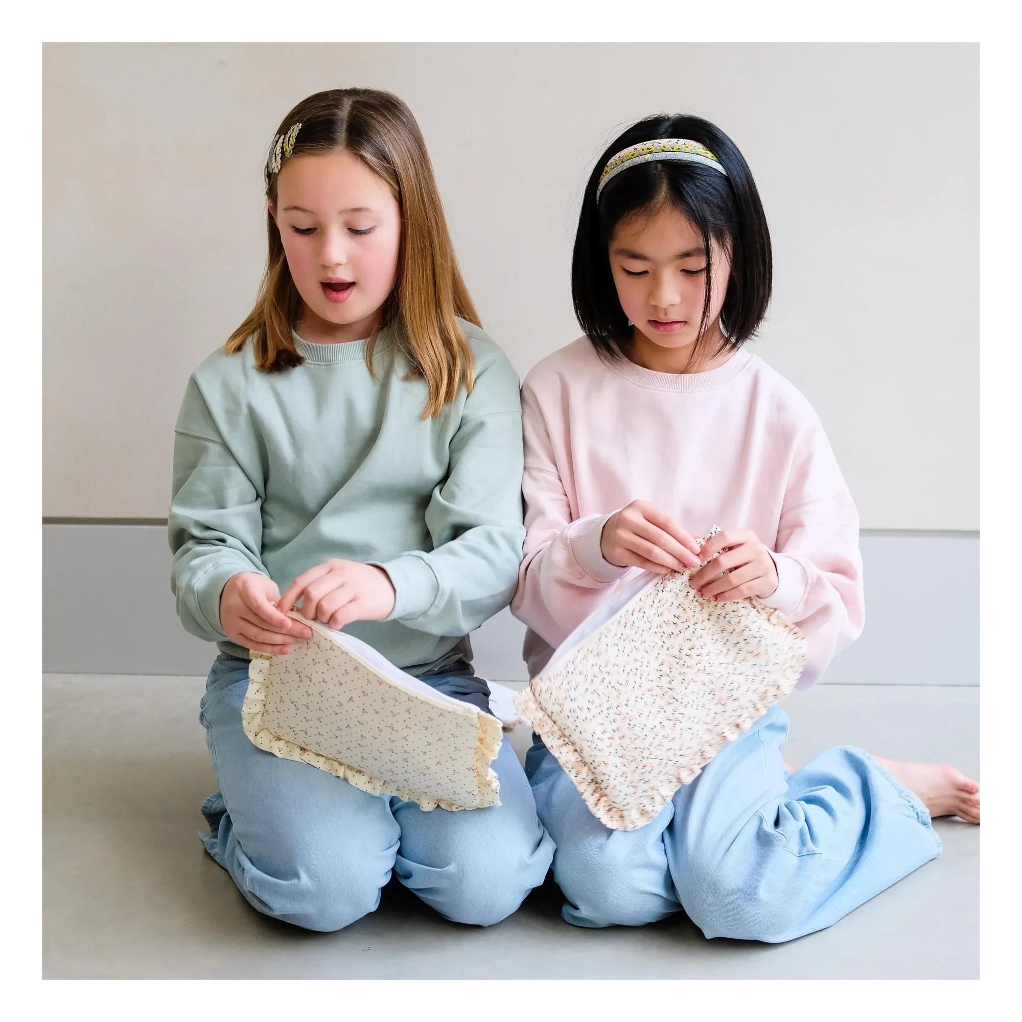 Mimi & Lula - Cerise clutch çanta | Krem