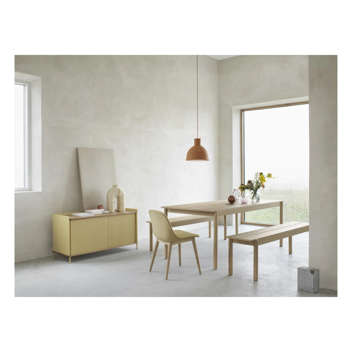 Muuto - Lineer Meşe Bank | Meşe