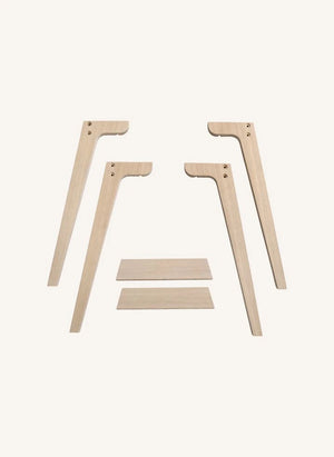 Oliver Furniture - Yüksek Masa İçin Ek Ayaklar, 66 cm | Beyaz