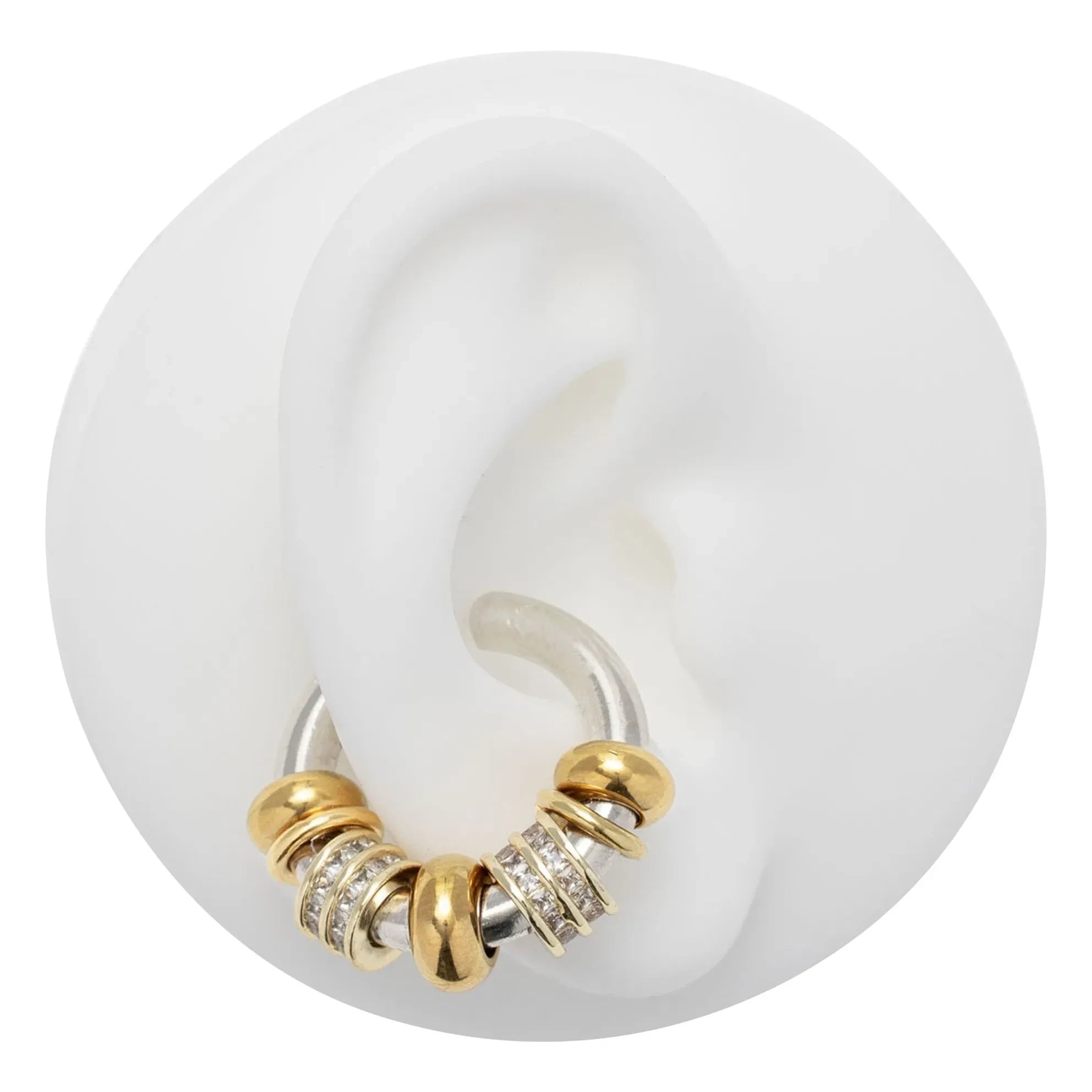 Sigal - Earcuff Amena | Altın/Gümüş