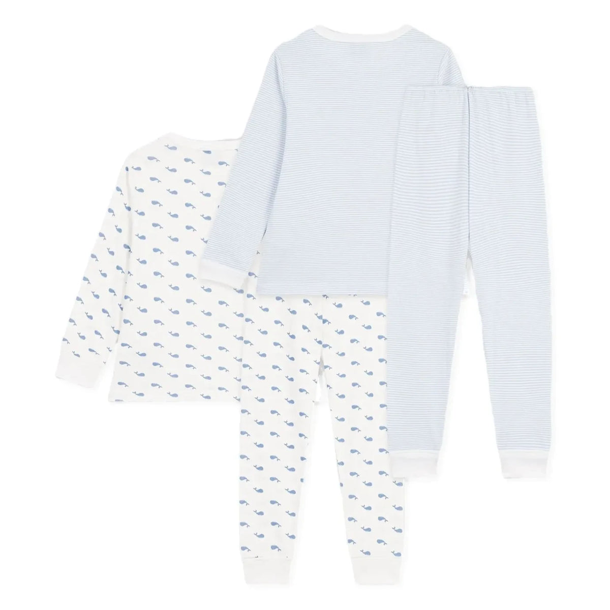 Petit Bateau - 2’li Balina Pijaması Seti | Mavi
