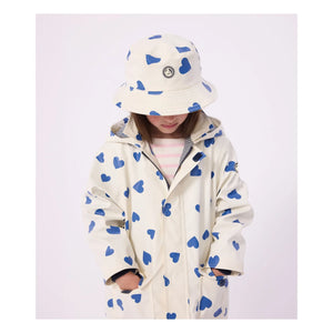 Petit Bateau - Bob Cœurs Geri Dönüştürülmüş Elyaf | Ekru