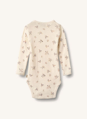 Wheat - Lucca Flower body Merino yün | Fildişi