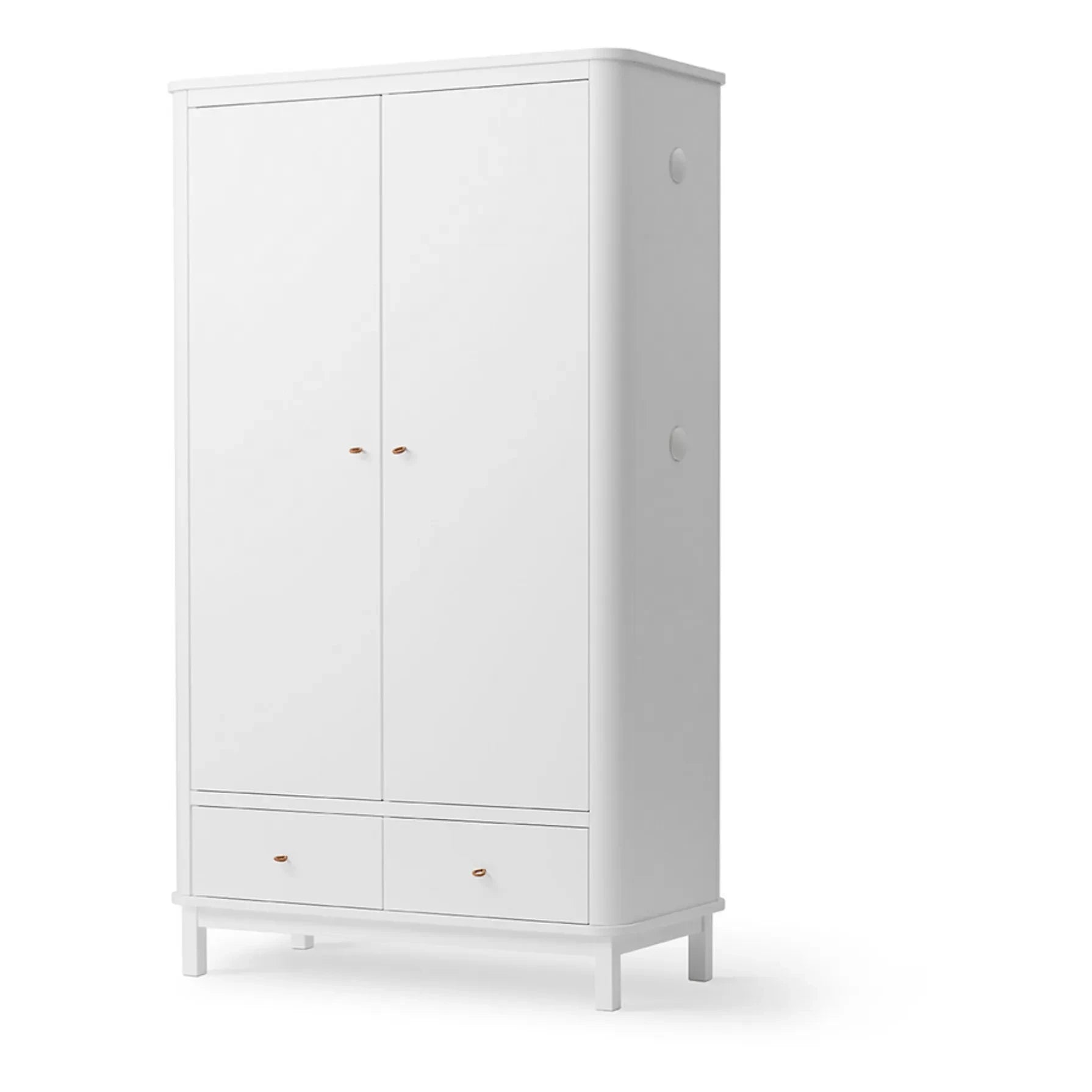 Oliver Furniture - 2 Kapılı Huş Gardırop | Beyaz