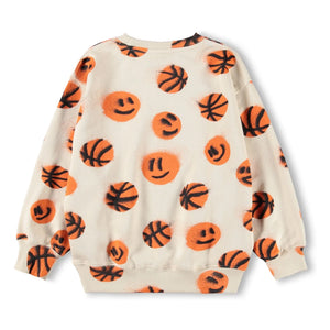 Molo - Monti Basketbol organik pamuk sweatshirt | Ekru