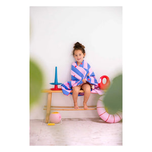 Quut - Phare Cœurs mikrofiber plaj havlusu | Pembe