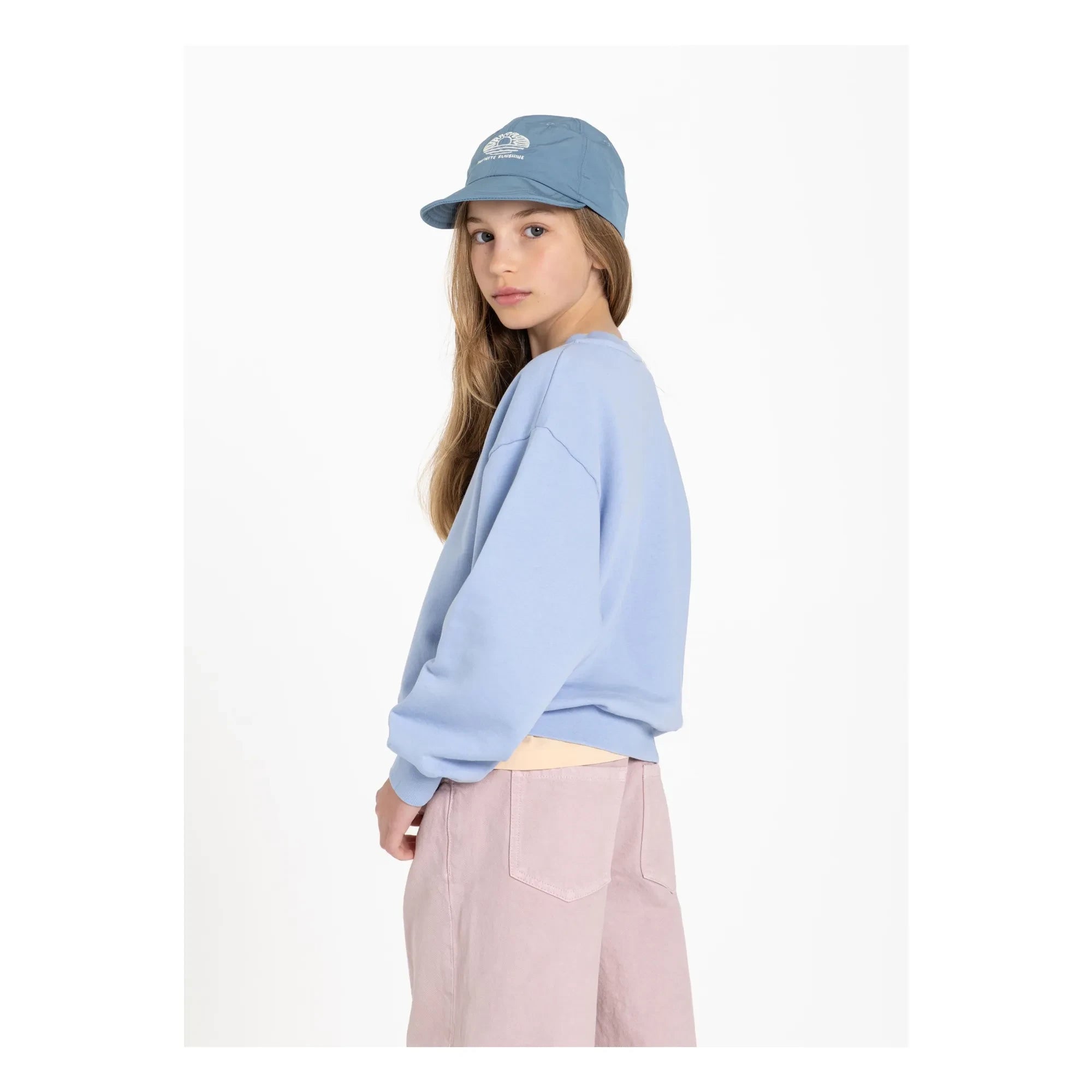 Smallable Kid - Maia organik pamuklu sweatshirt | Soluk mavi