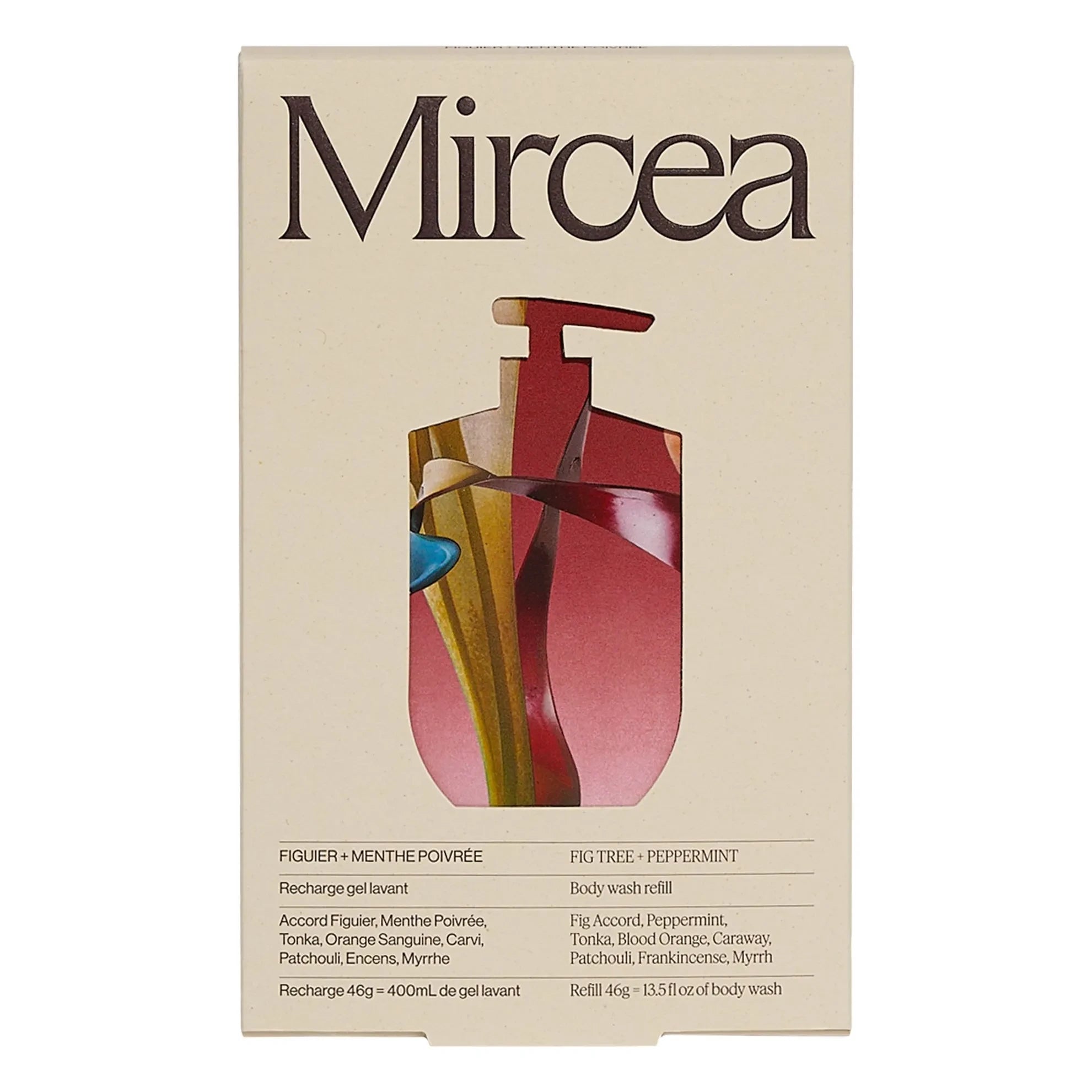 Mircea - İncir Ağacı + Nane duş jeli yedeği - 400ml