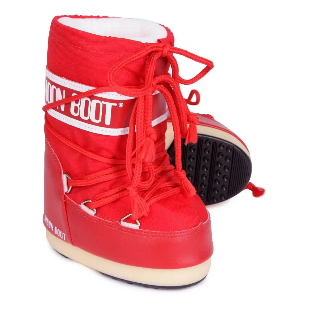 Moon Boot - Naylon Moon Boot | Kırmızı