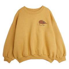 Mini Rodini - Organik Pamuk Fare Baskılı Sweatshirt | Bej