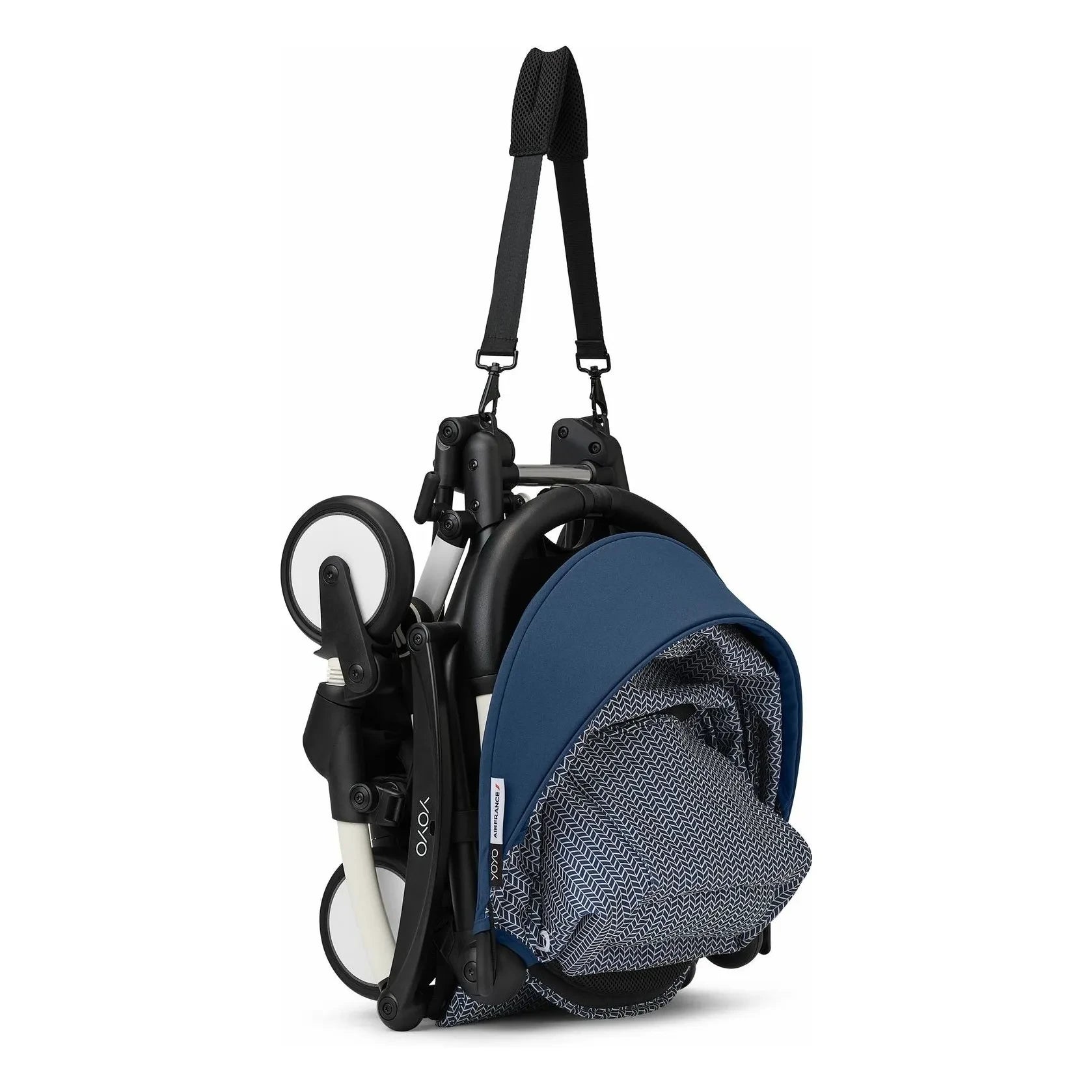 Stokke® - YOYO³ 6+ Bebek Arabası Beyaz çerçeve | Air France Mavisi