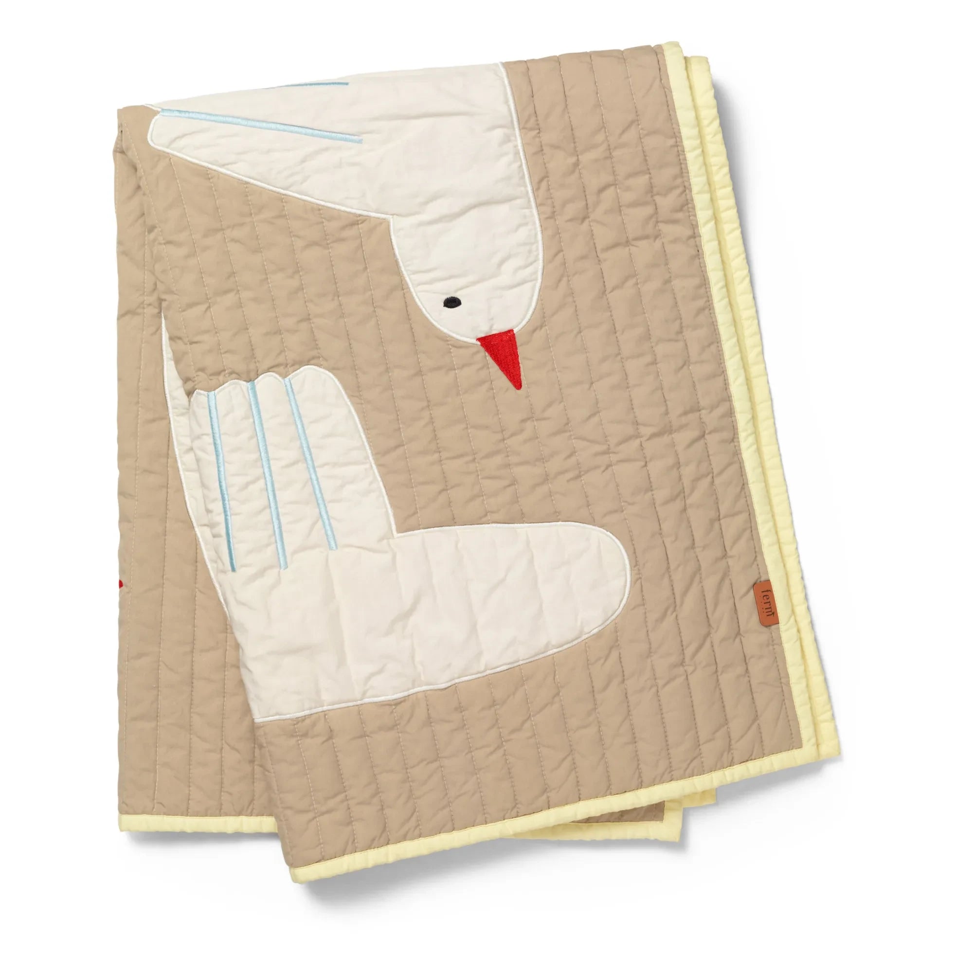 Ferm Living Kids - Bird بطانية قطنية