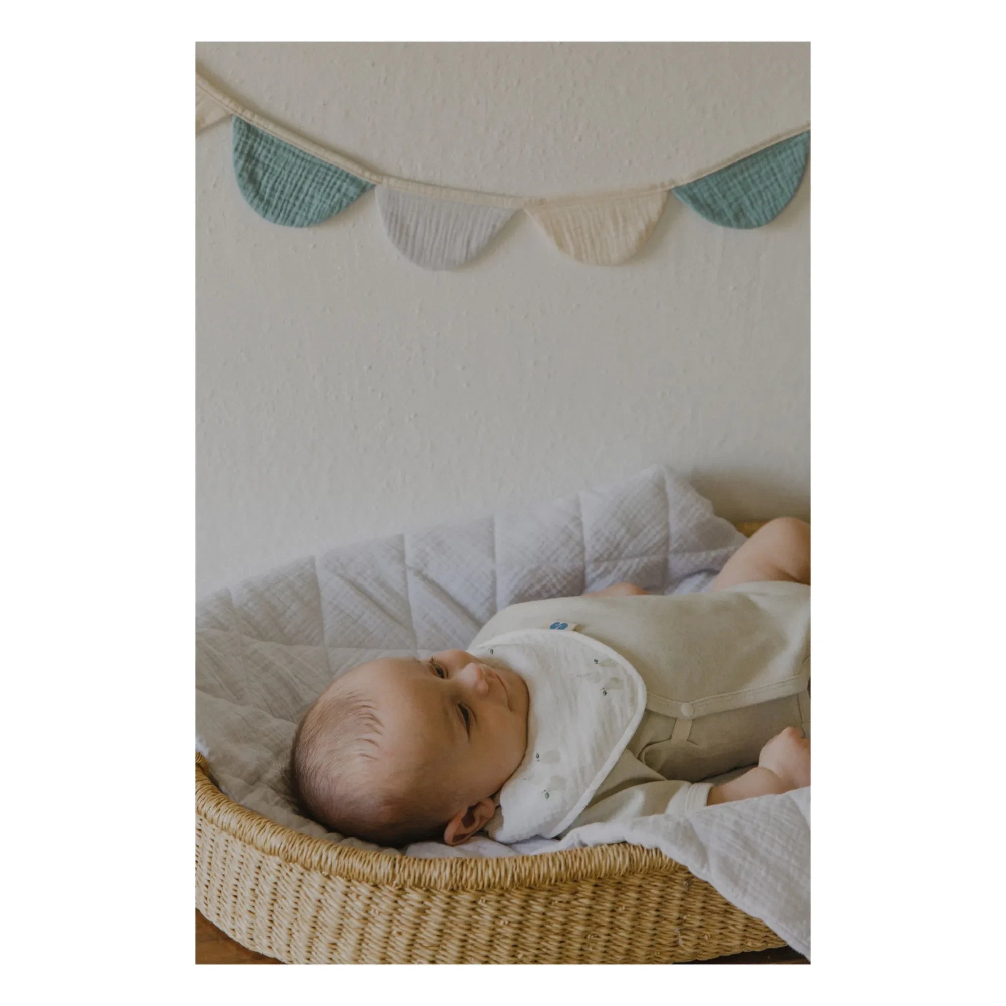 Soft Spot - Organik pamuklu süs zinciri | Açık mavi
