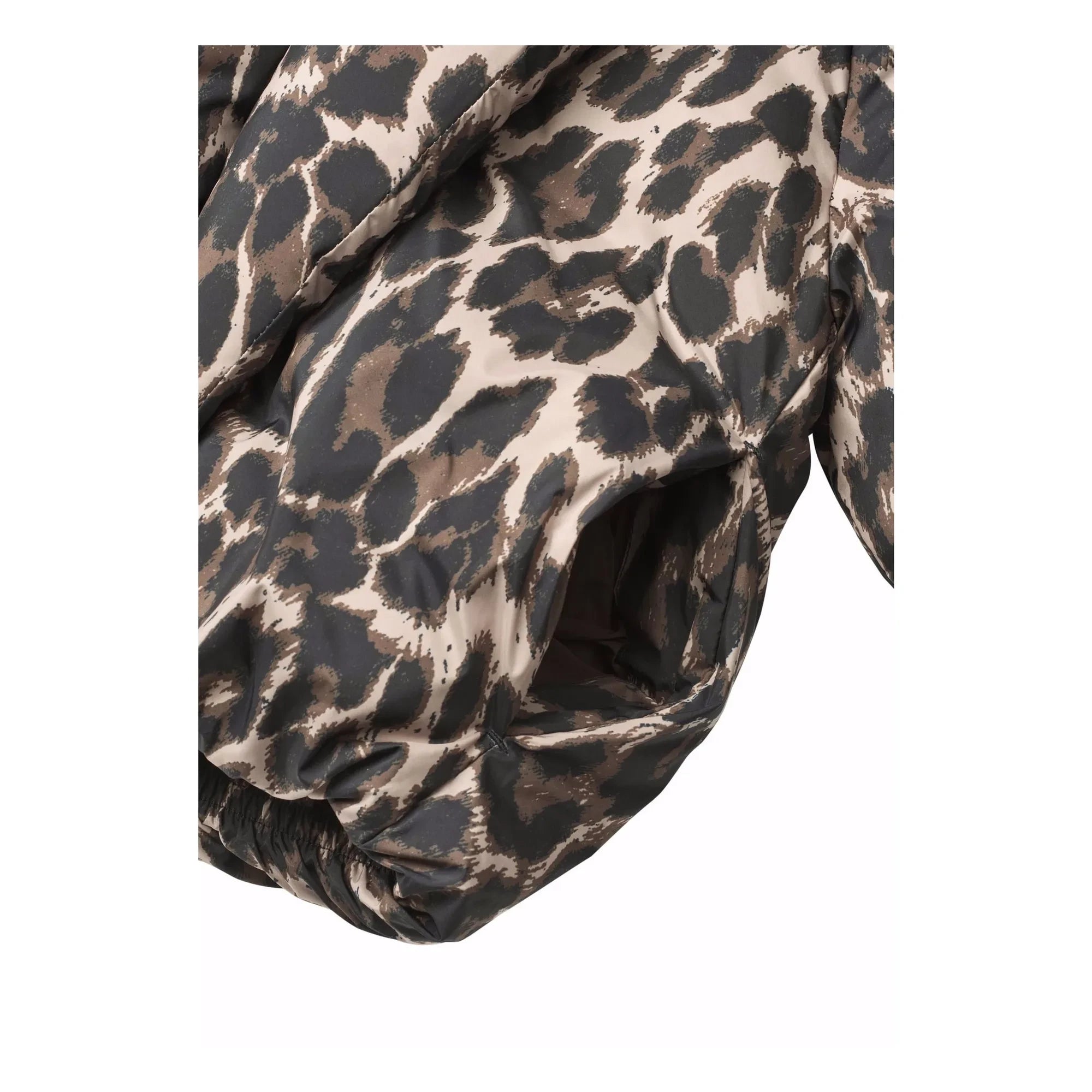 Molo - Heylee Leopar şişme mont | Kahverengi