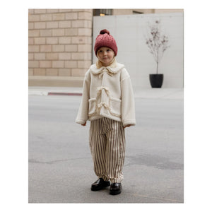 Rylee + Cru - Ekru Sherpa ceket