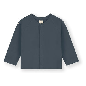 Gray Label - Organik Pamuk Mini Hırka | Gri Mavi