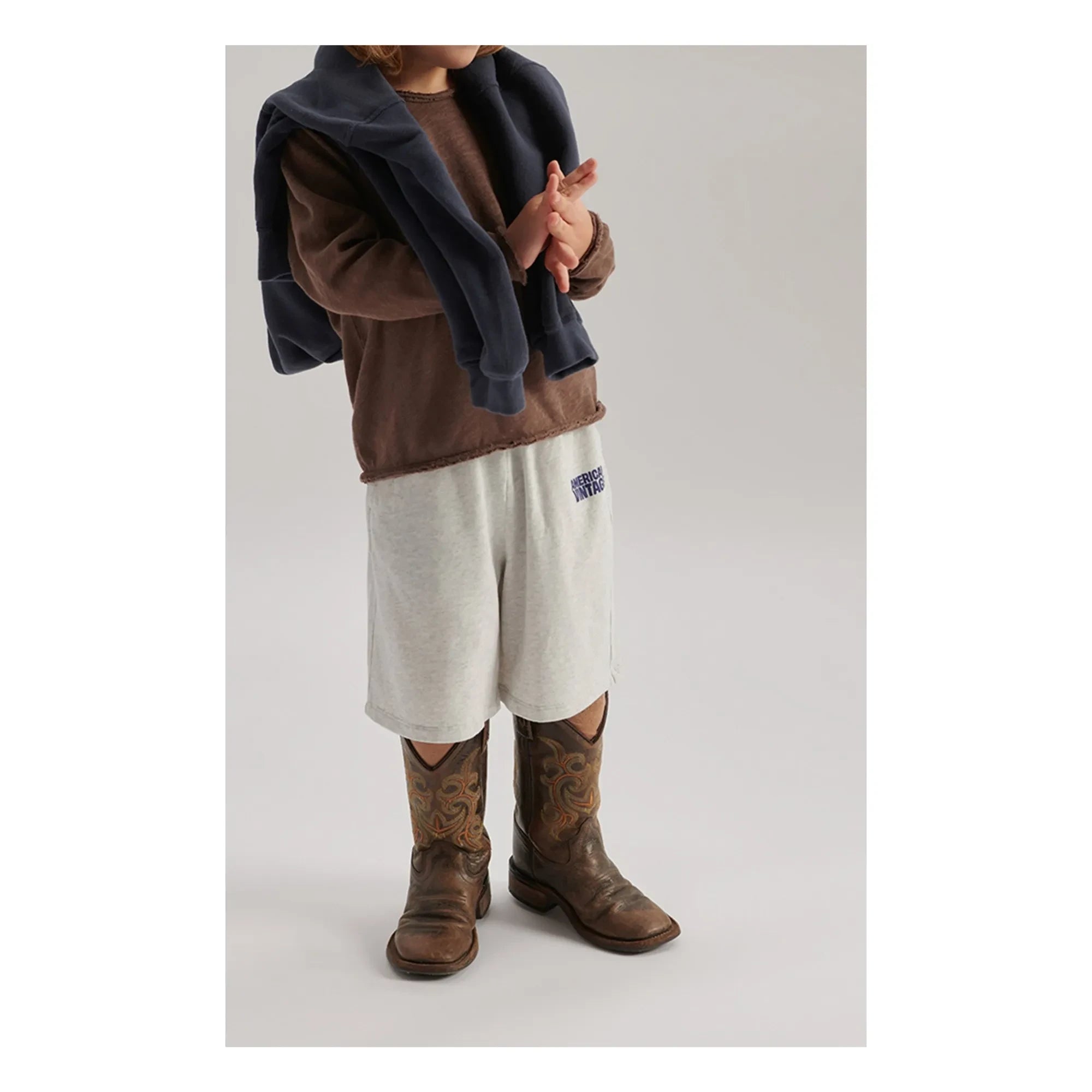 American Vintage - Ykobow Jogger Şort | Heather White