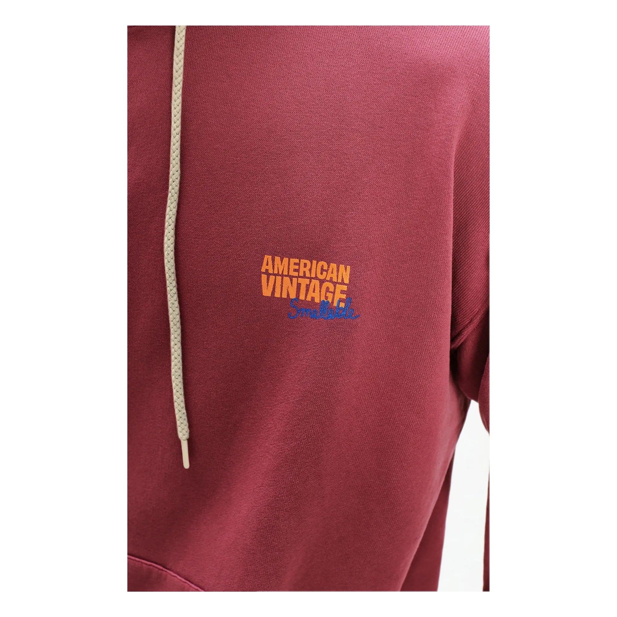 American Vintage - American Vintage X Smallable işbirliği - Izubird Kapüşonlu Sweatshirt | Crimson