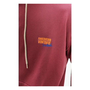 American Vintage - American Vintage X Smallable işbirliği - Izubird Kapüşonlu Sweatshirt | Crimson