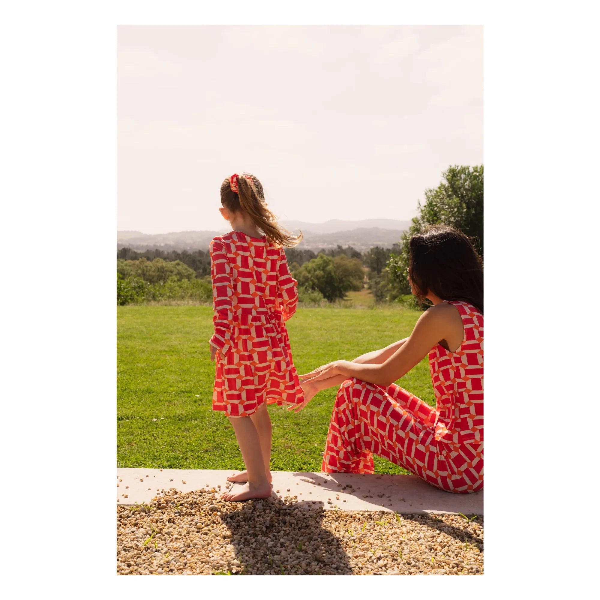 Paloma Collection - Pembe Mama elbise - Çocuk koleksiyonu | Pembe