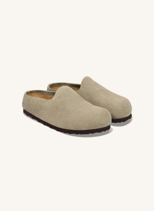 BIRKENSTOCK - صندل أمستردام مغطى بالجلد المدبوغ