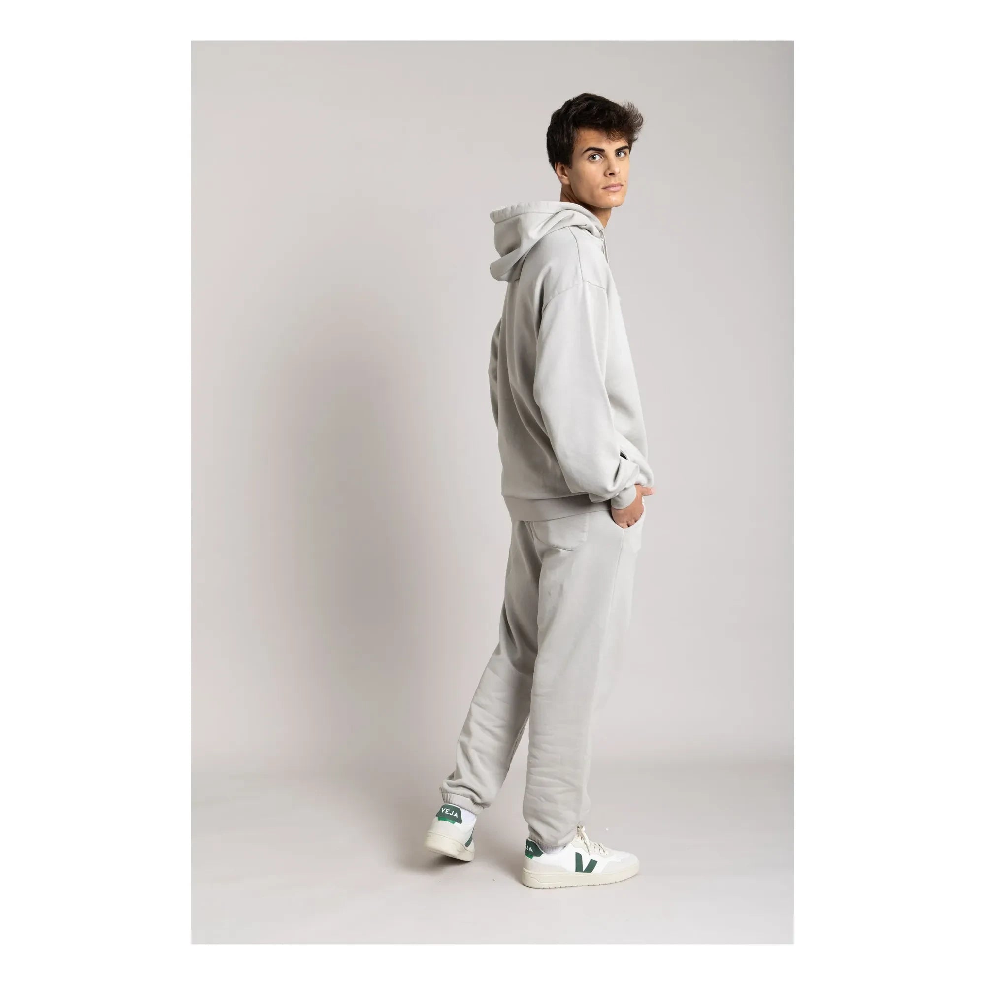 Smallable Man - Jogger Shuffle Organik Pamuk | İnci grisi
