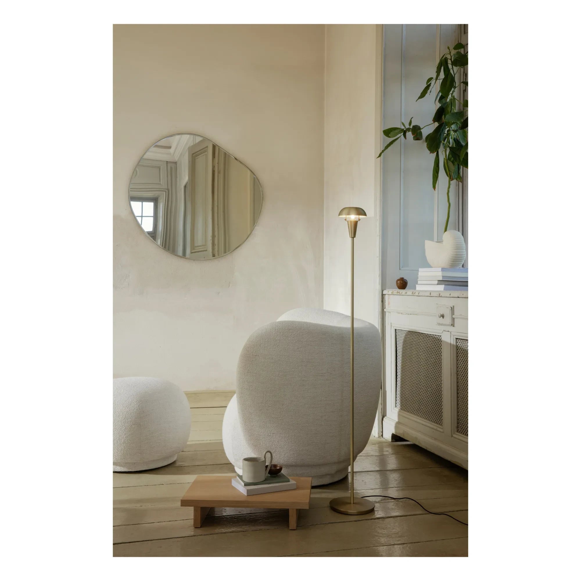 Ferm Living - Pond Ayna | Beyaz