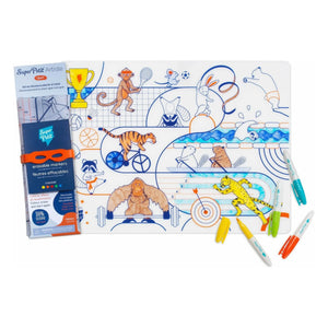 Superpetit - 5 keçeli spor boyama seti