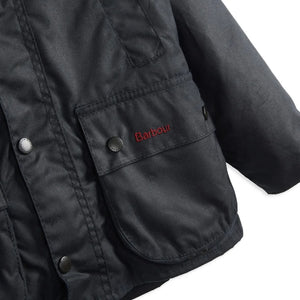 Barbour - Geri Dönüştürülmüş Liflerden Üretilmiş Bedale Mumlu Ceket | Lacivert