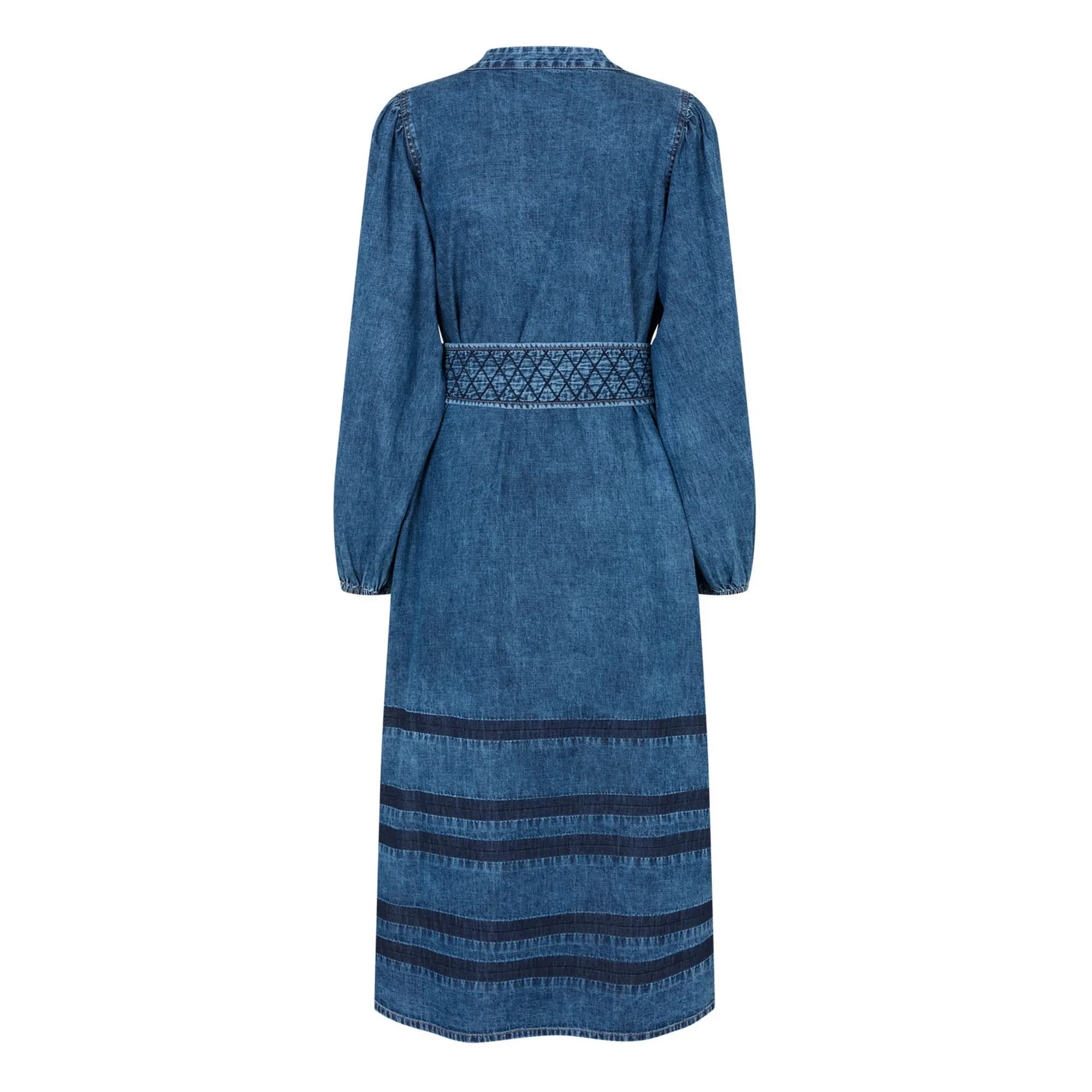 Lollys Laundry - Paris Denim Pamuk Elbise | Mavi