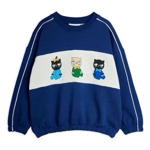 Mini Rodini - Organik Pamuklu Sweat Animals | Koyu Mavi