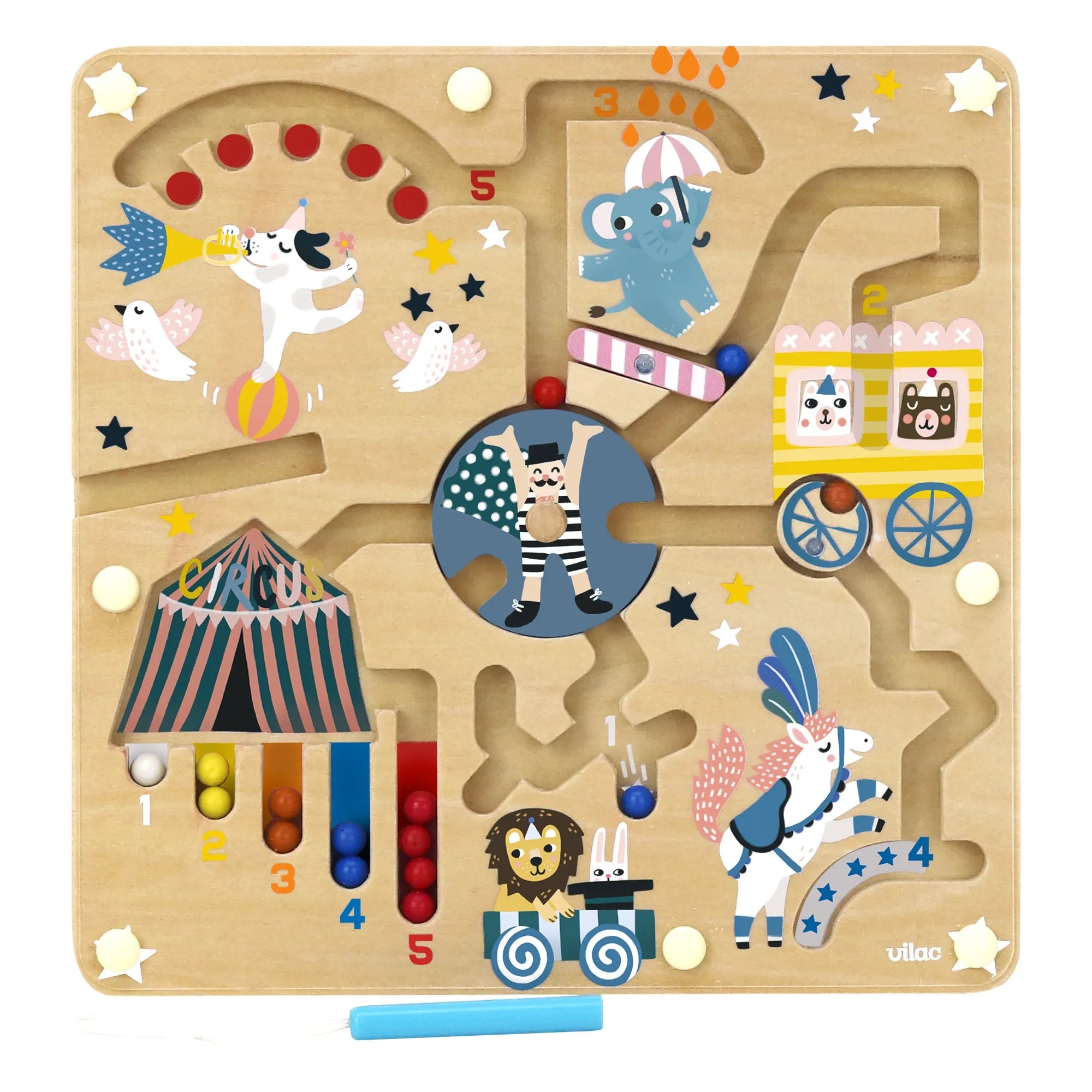 Vilac - Circus Manyetik Labirent - Michelle Carlslund