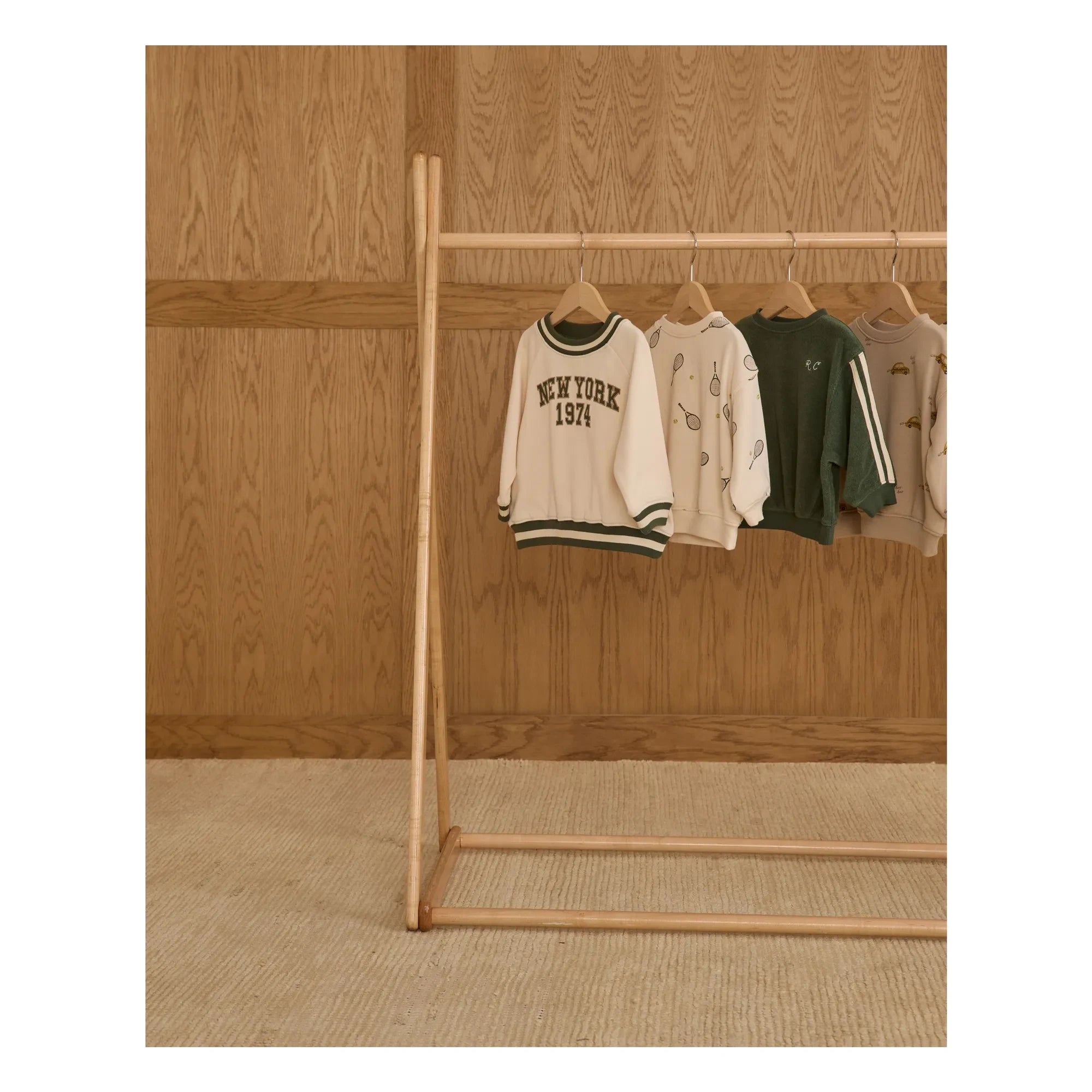 Rylee + Cru - Raglan Sweat New York Mini | Ekru