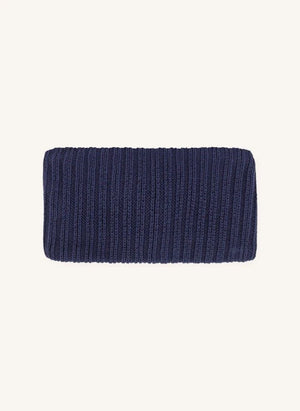 Petit Bateau - غطاء رقبة للأطفال مبطن بقطن عضوي | كحلي