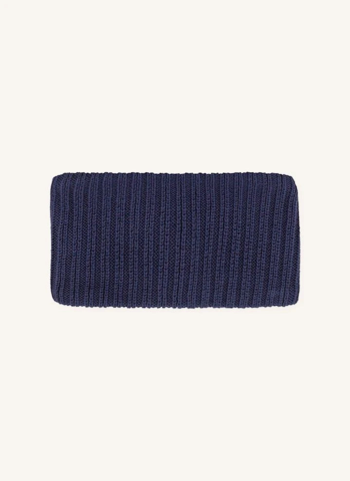 Petit Bateau - غطاء رقبة للأطفال مبطن بقطن عضوي | كحلي