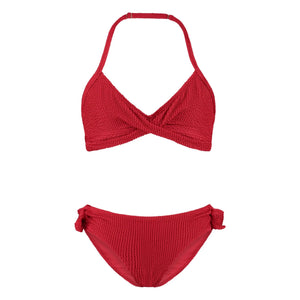 Beachlife - Fitilli Kruvaze Mayo | Kırmızı