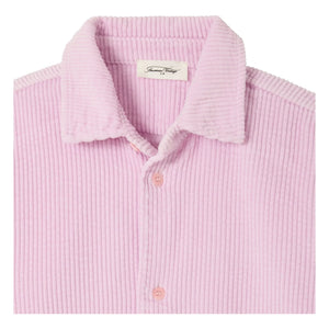 American Vintage - Padow Organik Pamuk Kadife Gömlek | Soluk Pembe