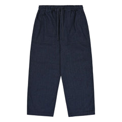 Kappy - Yorgun Denim Çizgili Pantolon | Indigo