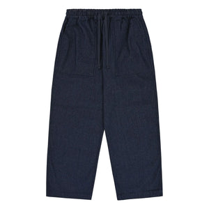 Kappy - Yorgun Denim Çizgili Pantolon | Indigo