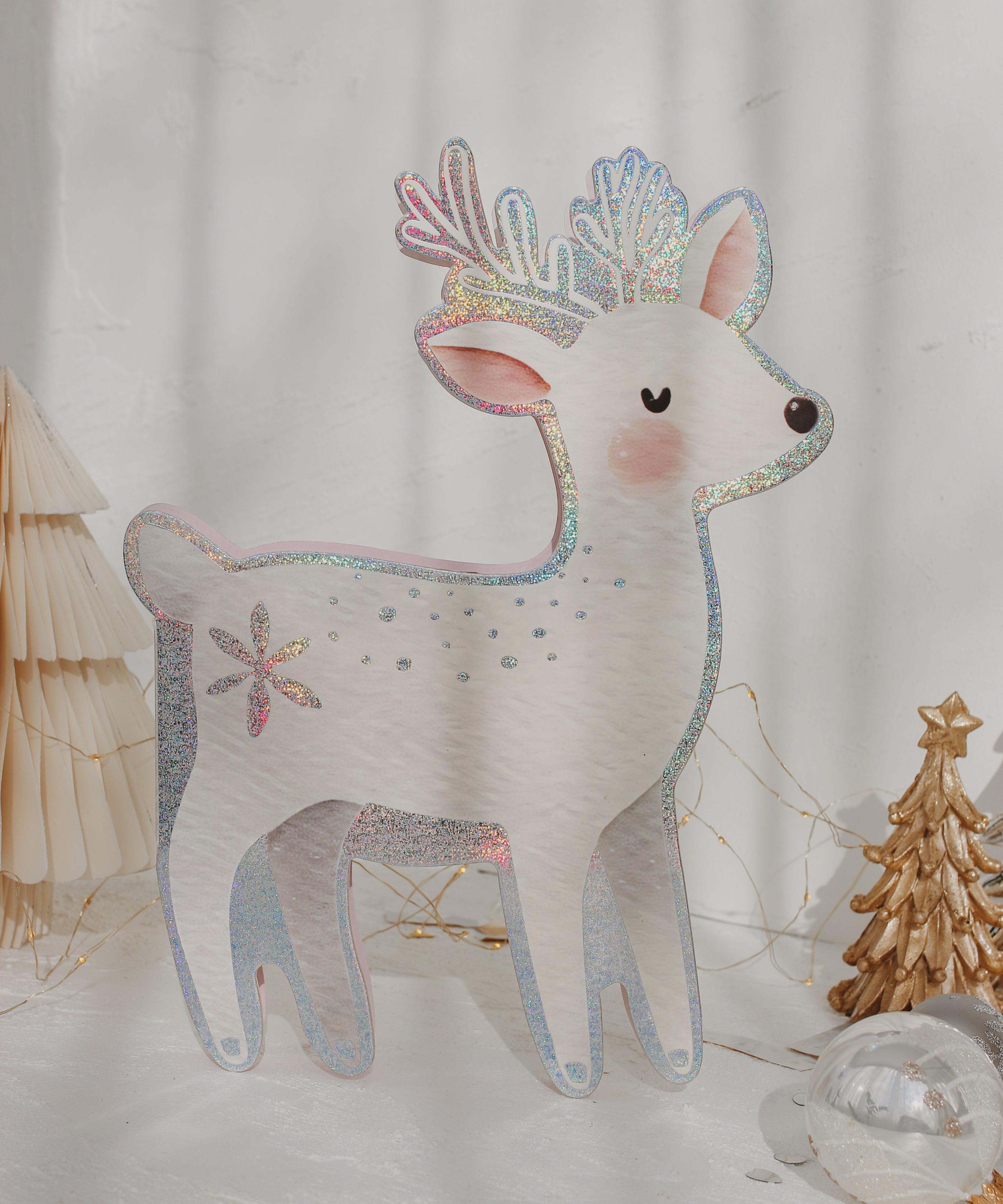 Dinossi - Noel Geyiği Kutulu Yılbaşı Belçika Çikolatası-Dinossi