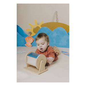 Petit Boum - Sensory Spinner | Açık Ahşap