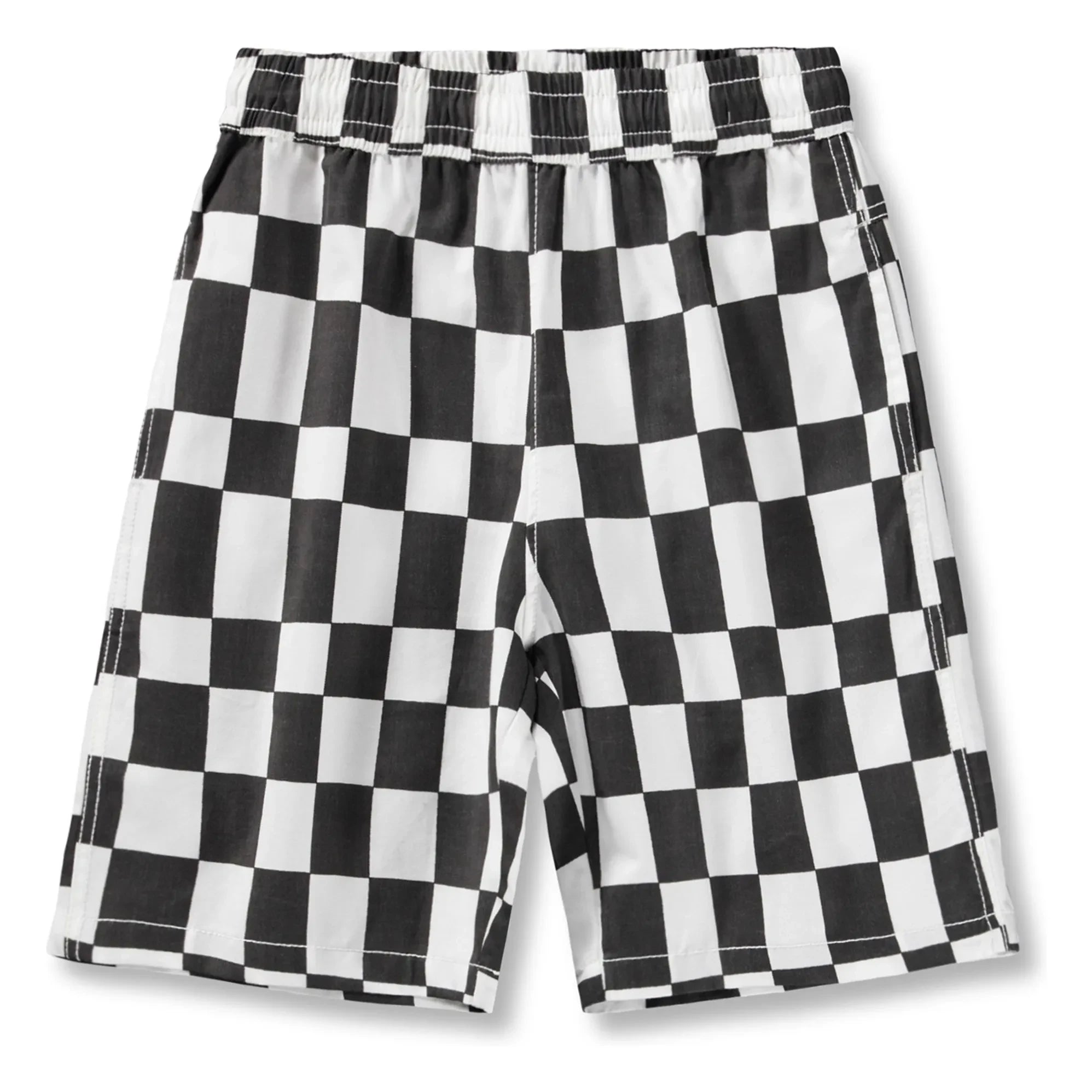 Molo - Arrow Damier Organik Pamuk Şort | Siyah