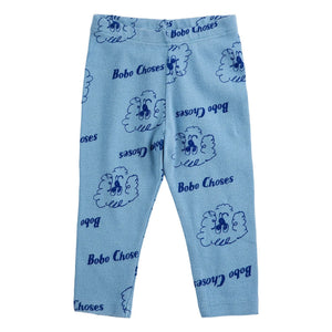 Bobo Choses - Organik Pamuklu Dog Legging | Mavi