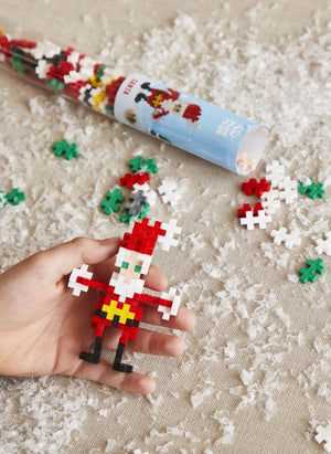 Plus-Plus - Santa Claus Tüp - 100 Parça | Kırmızı