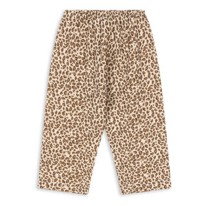 Konges Sløjd - Coco Leopard Organik Pamuk Pantolon | Kahverengi